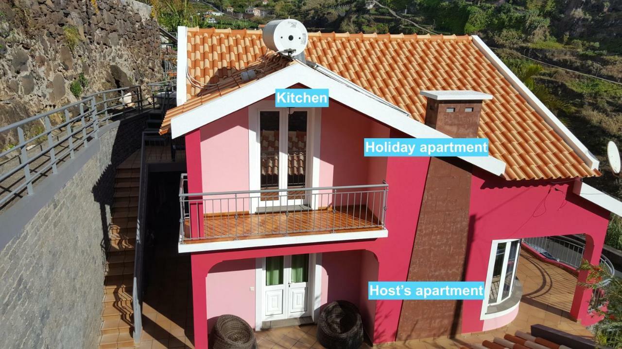 Pink House Leilighet Ponta do Sol  Eksteriør bilde